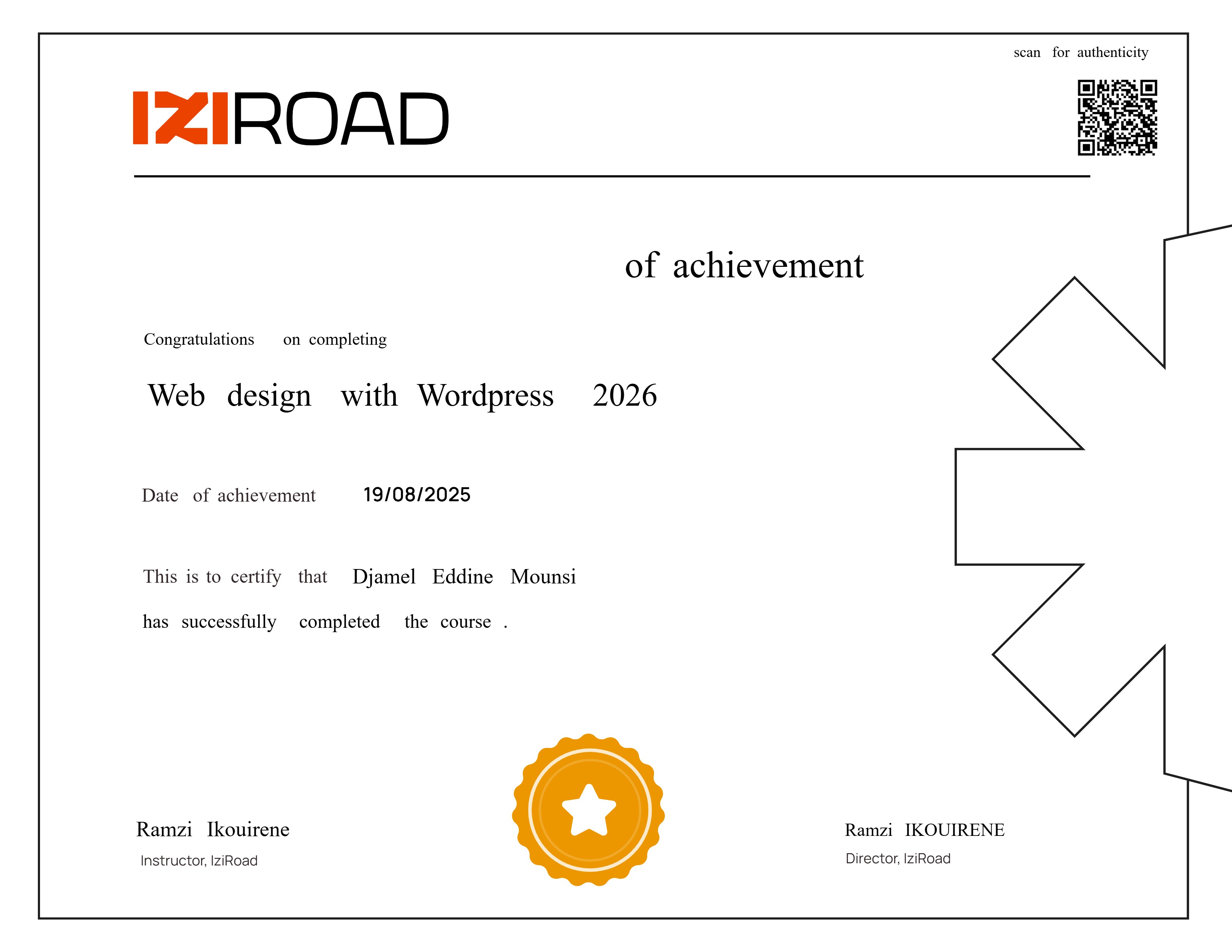 Web design with Wordpress 2026